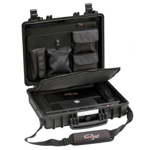 Explorer Cases 4412 Case Black with Laptop Bag