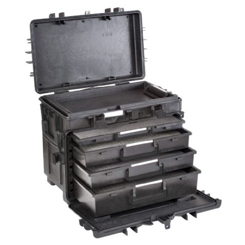 Explorer Cases 5140 Trolley Black with Foam Drawers